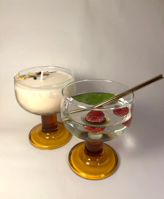 Verre à cocktail années 70